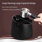 IAOSEN Knock Box Large Capacity Design Espresso Knock Box Shock-absorbent Knock Box Espresso with Removable Knock Bar and Non-Slip Base Espresso Accessories for Home/Office