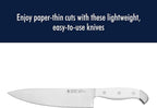 Henckels Statement 15-Pc Knife Set, Razor-Sharp, German Engineered, White | Informed by 100+ Years of Mastery. Dishwasher safe, Comfortable Grip Ideal for Everyday Cooking. High Quality Stainless Steel