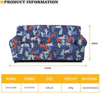 FKELYI Chrismtas Sofa Cover Slipcover Santa Claus Hohoho Design Stretch Sofa Couch Cover Durable Furniture Protector with Elastic Bottom-L