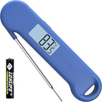 0.5 Sec Instant Read Grill Meat Thermometer Digital Food Cooking BBQ, Blue