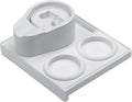 Normcore Tamping Station, 51mm 54mm Compact Tamping Station, Espresso Tamping Mat With Portafilter Stand, Coffee Tamper Mat, Food Grade Non-Slip Silicone, White