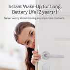 Zwave Door Sensor Aeotec Recessed Door Sensor 7, Z-Wave Plus Enabled Smart Door Sensor Battery Powered, SmartStart S2, Zwave Hub Required SmartThings Fibaro Home Centre 3 Hubitat
