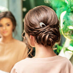 Lurrose 2pcs Hair Sticks Vintage Metal Hair Pins Moon Elegant Hair Chopsticks U Shaped Headdress Hair Styling Accessories for Woman Girls