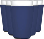 TahoeBay Blank Pint Glass Sleeves, Beer Coolers, 6-Pack, Navy | Insulating Foam Cooler, 16oz Collapsible Tapered Beverage Holder, Bar Cup Insulator for Transfer Vinyl, HTV, Sublimation, DTF