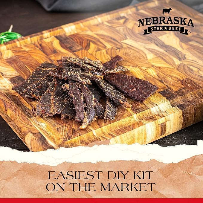Lucky Jerky Original DIY Beef Jerky Seasoning and Cure Kit, 6 Oz | Make Your Own Original Beef Jerky at Home, Savory Classic Flavor, Seasons 10 lbs of Meat