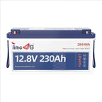 Timeusb 12V 230Ah LiFePO4 Lithium Battery, Built-in 150A BMS, Max. 1920W Power Output & 2944Wh Energy Lithium Battery, 15000 Cycles for Your RVs, Solar System, Off-Grid, Camper, etc