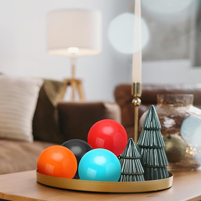 uxcell 2 Pcs Gazing Globe Decor Ball 2.5 Inch 63mm Reflective Garden Sphere Hollow Ball, Seamless Stainless Steel Gazing Ball, Smooth Mirror Globe for Garden Home Decor, Bright White