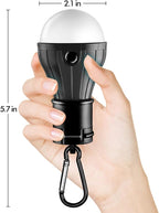 FLY2SKY Tent Lamp 5 Packs Portable Tent Light Clip Hook Hurricane Emergency Lights LED Camping Light Bulb Camping Tent Lantern Equipment for Camping Hiking Backpacking Fishing Outage | Battery Powered LED Tent Lights Bulbs Outdoor Camping Essentials fo...