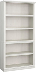 Sauder Miscellaneous Storage 5-Shelf Display Bookcase, Glacier Oak Finish