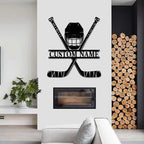 Personalized Field Hockey Wall Sign – Custom LED Name Light with Sticks & Ball, Neon Sign for Girls Room, Locker Room, Sports Fans, Team Gifts, Hockey Décor
