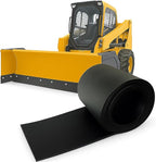SIMOND STORE - Rubber Snow Plow Cutting Edge – Heavy Duty 120" x 6" x 1" Snow Plow Deflector Smooth & Surface-Safe Snow Clearing - Fit for ATV, Tractors, Skid Steers & UTVs Snow Pusher Cutting Edge