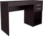 Techni Mobili Computer Home Office or Bedroom Storage & Drawers Ideal for Small Spaces Writing Desk, 47.6" W x 16.1" D x 30.3, Espresso