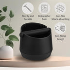 IAOSEN Knock Box 6 Inch Extra Large Capacity Design Espresso Knock Box Shock-absorbent Knock Box Espresso with Removable Knock Bar and Non-Slip Base Espresso Accessories for Home/Office