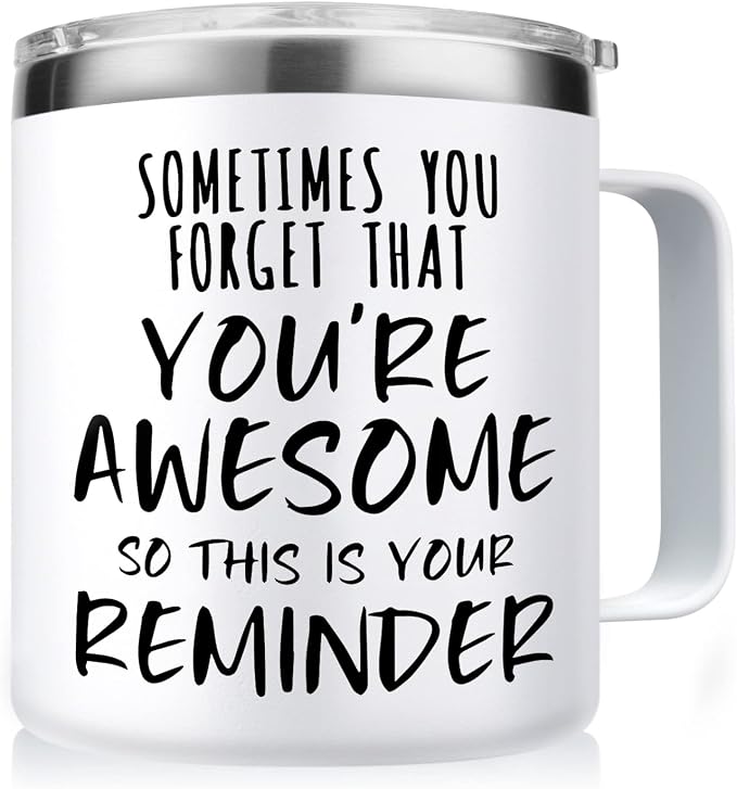NOWWISH Gifts for Women, Inspirational Gifts, Thank You Appreciation Birthday Gifts for Coworker, Teacher, Mom, Wife, Sister - White