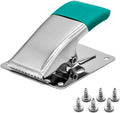 Fish Cleaning Board Tools - Fillet Clamp w/Screws Deep-Jaw Fish Tail Clip Board for Scaling Table Bait with Green Grip