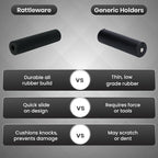 Rattleware Rubber Replacement Knock Box Bar Cover - Durable & Easy-to-Install Espresso Waste Solution, Fits Select Models with Welded Bars, Quality Design (5.5") - SET OF 2
