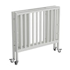 Baby Mini Crib - Modern Design Portable Crib, Sleek Folding Mini Baby Crib with Three Mattress Positions, Folds Flat for Easy Storage White
