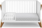 Storkcraft Equinox 3-in-1 Convertible Crib (Vintage Driftwood) Easily Converts to Toddler Bed & Daybed, 3-Position Adjustable Mattress Support Base, Modern Two-Tone Design for Contemporary Nursery