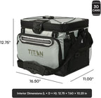 Titan by Arctic Zone Deep Freeze Cooler - Zipperless Hardbody Cooler - Deep Freeze Insulation, HardBody Liner, and SmartShelf