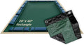 Buffalo Blizzard Supreme Plus 20 ft x 40 ft Rectangular Winter Pool Cover | Green/Black | Heavy Duty for Above Ground Swimming Pools | Easy Install | Cold & UV Resistant | Seasonal Debris Protection