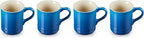 Le Creuset Stoneware Vancouver Mug, Set of 4, 14 oz. each, Marseille