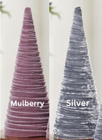 Create Your Own Set of 3 Velvet Trees, Valentine Tree Tabletop, Mantel Decor, Wedding Centerpiece, Artisan Entryway, Cozy Gift for (Create Your Own)