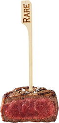 Restaurantware RW Smart 4 Inch Paddle Food Markers 1000 Sturdy Food Picks - Rare Print Bamboo Wood Skewers For Sports Themed Parties And Events Birthday Restaurant Or Office Party Supplies
