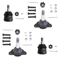 Detroit Axle - Front 4pc Ball Joints for Chevrolet GMC C1500 C2500 Suburban C3500 Express Savana 2500 3500 Yukon Tahoe, 4 Upper