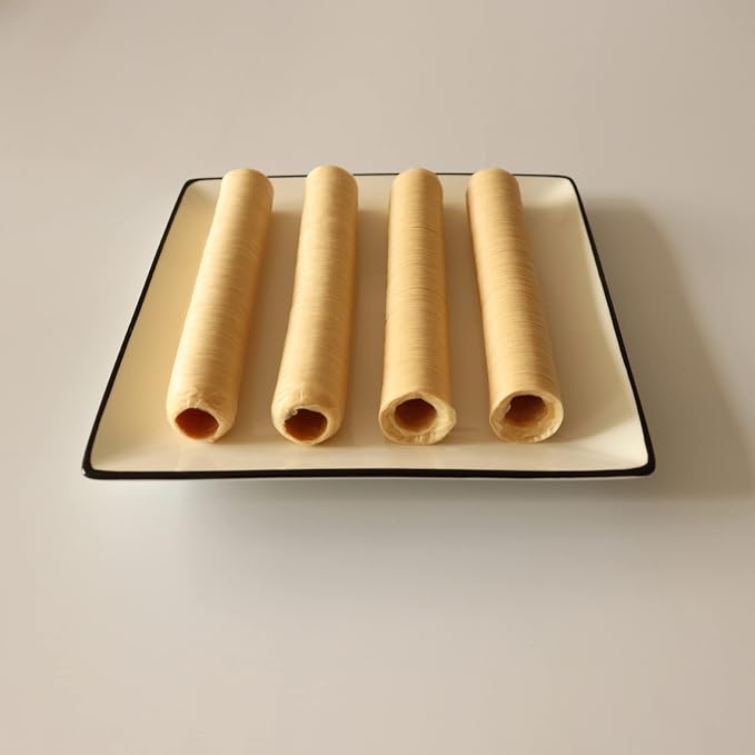 HAIKISS Edible Drying Sausage Casing, HALAL Collagen Sausage Casings for Most Delicious Sausage, Homemade Sausages Ham for Sausage Stuffer,15m/49ft, Diameter 32mm,1 Roll