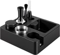 Reoszeank 51mm Espresso Accessories Kit, Espresso Knock Box and Tamping Station, Coffee Tamper, Distributor, WDT Distribution Tool, Dosing Funnel and Puck Screen Set Fits 51 mm Delonghi and CASABREWS