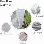 Agfabric Plant Covers Freeze Protection 10'x25' 1.2oz Floating Row Cover Garden Plant Cover Freeze Cloths for Plants Winter Frost Protection,White