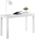 Parsons Xl Desk with 2 Drawers, White
