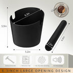 IAOSEN 6.3Inch Knock Box Large Espresso Knock Box Shock-Absorbent Knock Box Espresso with Removable Knock Bar and Non-Slip Base Espresso Machine Accessories for Home/Office