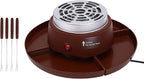 Asixxsix Smores Maker, Electric Smores Maker, Kit With Roasting Sticks and 4 Trays, Roaster, Gifts for Adults and Kids in Holidays and Parties (US Plug 110V)