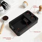 Espresso Tamping Mat, Knock box | Coffee Tamper Mat, Espresso Tamping Station