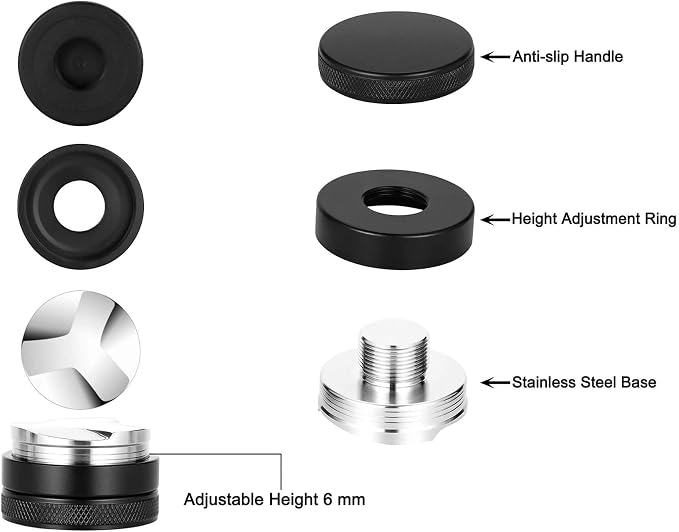 53mm Coffee Distributor, Espresso Distribution Tool, Coffee Leveler Compatible with Breville 54mm Portafilter