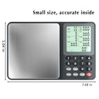 Fuzion Nutrition Food Scale, Digital Food Scale for Weight Loss, Calculating Food Facts, Macro, Calorie, Meal Prep, Portion Control, Stainless Steel