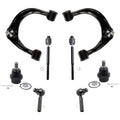 Detroit Axle - 8pc Front End Suspension Kit for 2003-2009 Toyota 4Runner FJ Cruiser Lexus GX470 2 Upper Control Arms w/Ball Join