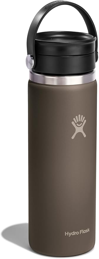 Hydro Flask Flex Sip Coffee Tumbler – Insulated Stainless Steel, Non Spill, Leak Proof Travel Coffee Cup 20 Oz Sandpiper