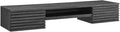 Modway Render Mid-Century Modern, Wall Mount Office Desk, Charcoal