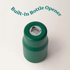 Reduce 4-in-1 Drink Cooler - Versatile Can & Bottle Holder with Vacuum Insulation - Keeps Drinks Cold Up to 4 Hours - Includes Bottle Opener - Fits Cupholders & Dishwasher Safe - 14oz - Big Green