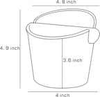 Knockbox 4.8 Inch Espresso Knock Box for Breville Barista Style Coffee Espresso Accessories Coffee Puck Knock Box Espresso Dump Bin Trash Can Tamping Station Gift