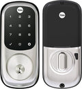 Yale Assure Deadbolt Lock with Touchscreen, Satin Nickel Digital Non-Connected Entry Door Lock with Electronic Keypad and Back-Up Key, ‎‎YRD226NR619