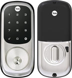 Yale Assure Deadbolt Lock with Touchscreen, Satin Nickel Digital Non-Connected Entry Door Lock with Electronic Keypad and Back-Up Key, ‎‎YRD226NR619