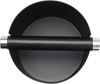 DIBTSA Espresso Knock Box, Stainless Steel Coffee Grounds Knock Box, With Removable Knock Bar and Non-Slip Rubber Base (Black)