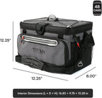 Titan by Arctic Zone Deep Freeze Cooler - Zipperless Hardbody Cooler - Deep Freeze Insulation, HardBody Liner, and SmartShelf