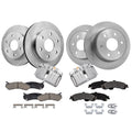 Detroit Axle - Brake Kit for Silverado Sierra Avalanche Suburban 1500 Yukon Tahoe Disc Brake Rotors Ceramic Brakes Pads Rear Bra