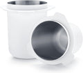 Normcore 53.3mm Portafilter Dosing Cup - 304 Stainless Steel - Non-stick coating White - Fits Breville Sage Solis Barista Express and 54mm Breville Machines