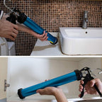 Sealant Sausage Caulking Gun Aluminium-600ml/20oz - 12:1 Thrust Ratio (Blue)