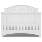Delta Children Perry 6-in-1 Convertible Crib - Greenguard Gold Certified, Bianca White